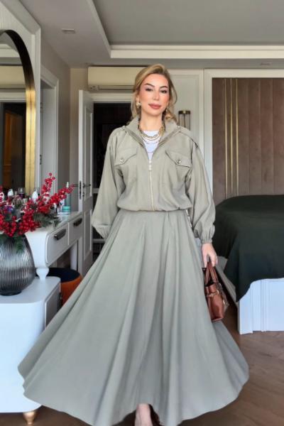 Sümeyra Etekli Takım  Çağla Yeşili