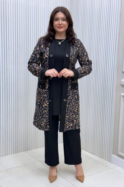 Tuana Üçlü Takım Siyah