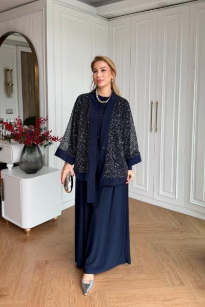 Viola Şık Takım Lacivert