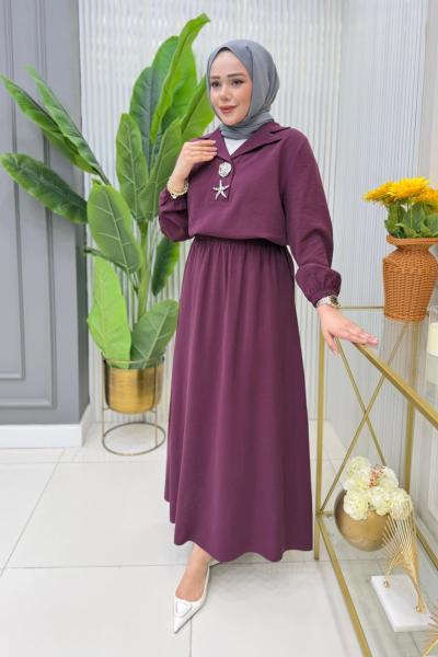 Yıldız Etekli Takım Mürdüm