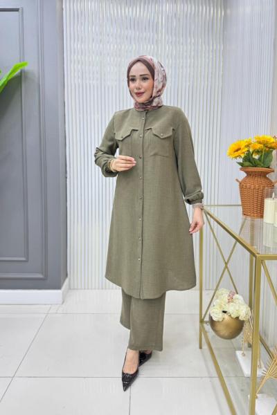 Zamira Tunik Takım Haki