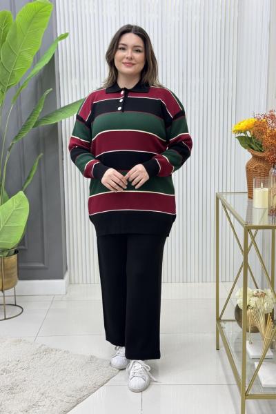 Zerrin Triko Takım  Siyah