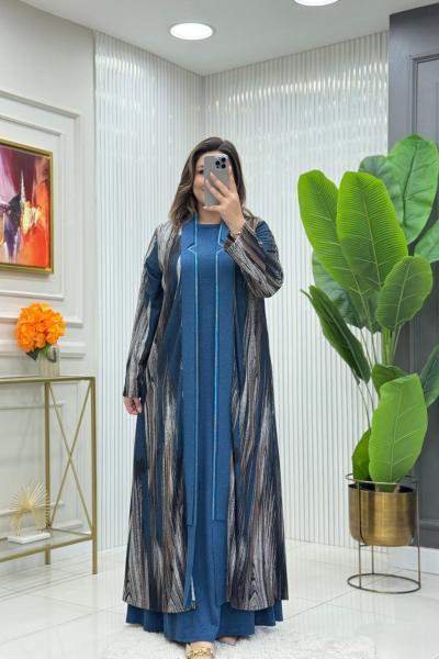 Züleyha Elbise Mavi