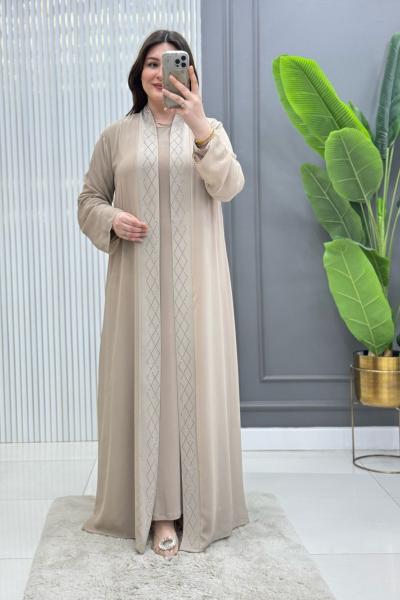 Zümra Elbise Bej