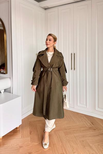 Ada Trençkot Haki Haki