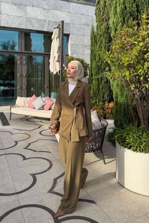 Alice Pantolon Takım Yeşil  Yeşil