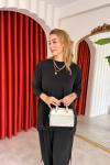 Alina Takım Siyah Siyah