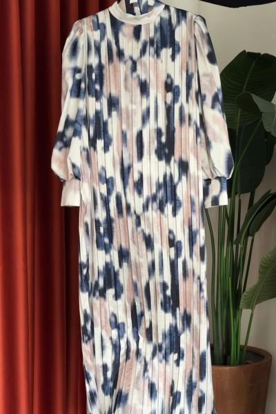 Almina Elbise Lacivert Lacivert