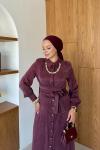 Amara Elbise Bordo BORDO