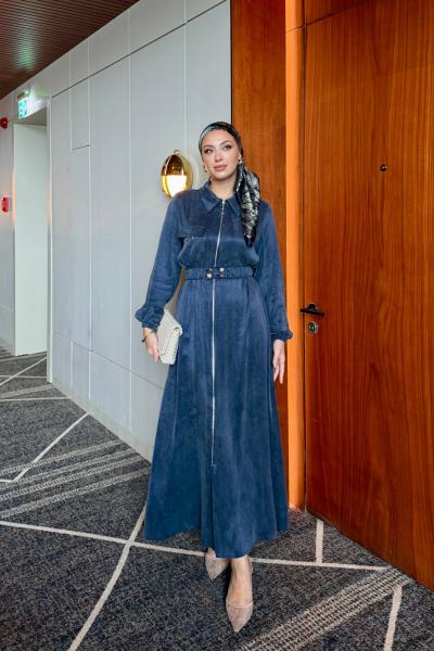 Amine Elbise Lacivert Lacivert