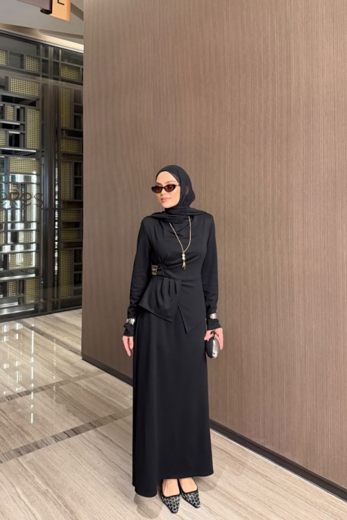 Armina Elbise Siyah  SİYAH