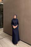 Armina Elbise Lacivert  LACİVERT