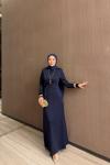 Armina Elbise Lacivert  LACİVERT