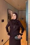 Armina Elbise Kahve  KAHVE