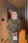 Armina Elbise Haki  Haki
