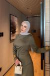 Armina Elbise Haki  Haki