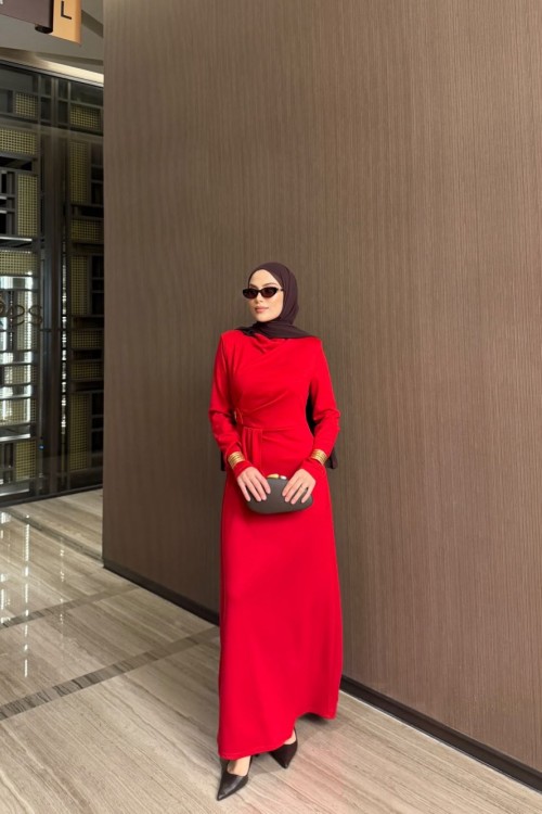 Armina Elbise Kırmızı  Kırmızı
