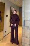 Atike Pantolon Takım Bordo  BORDO