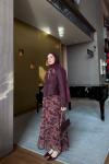 Ayaz Etekli Takım Bordo  BORDO