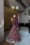 Ayaz Etekli Takım Bordo  BORDO