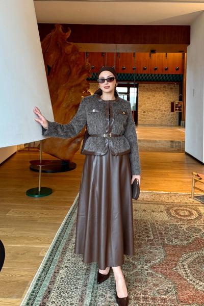 Aybüke Etekli Takım Acı Kahve  Acı Kahve