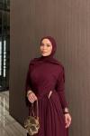 Aydanur Pantolonlu Takım Bordo BORDO
