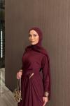 Aydanur Pantolonlu Takım Bordo BORDO