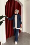 Aynur Pantolon Takım Lacivert Lacivert