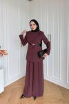 Ayperi Pantolonlu Takım Bordo  BORDO
