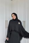 Aysel Elbise Siyah  SİYAH
