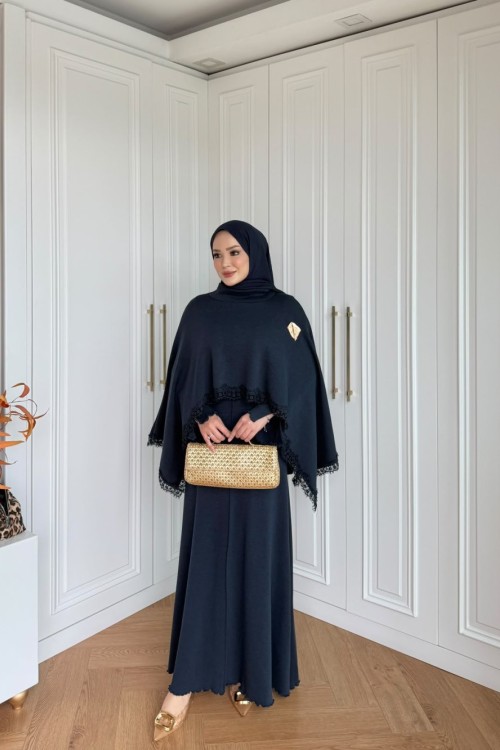 Aysel Elbise Lacivert Lacivert