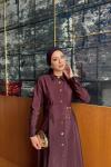 Ayşıl Elbise Bordo Bordo