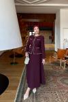 Aysun Etekli Takım Bordo Bordo