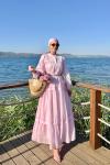 Bade Elbise Pembe Pembe
