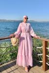 Bade Elbise Pembe Pembe
