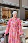 Bahar Elbise Pembe Pembe