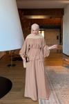 Balım Pantolonlu Takım Camel  Camel