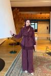 Belinay Pantolon Takım Bordo BORDO