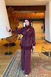 Belinay Pantolon Takım Bordo BORDO
