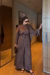 Beliz Pantolonlu Takım Camel  Camel
