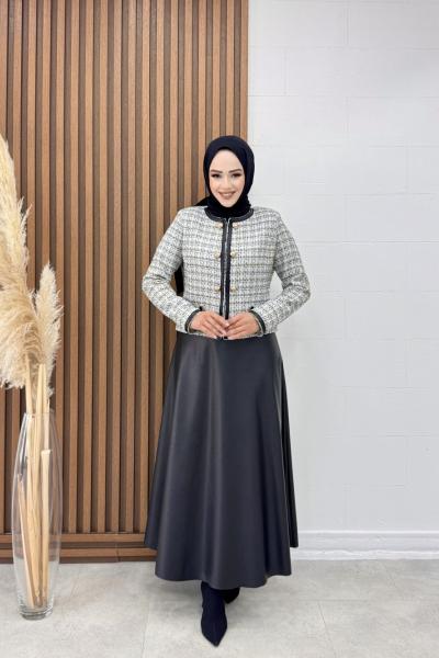 Belkız Takım Siyah Siyah