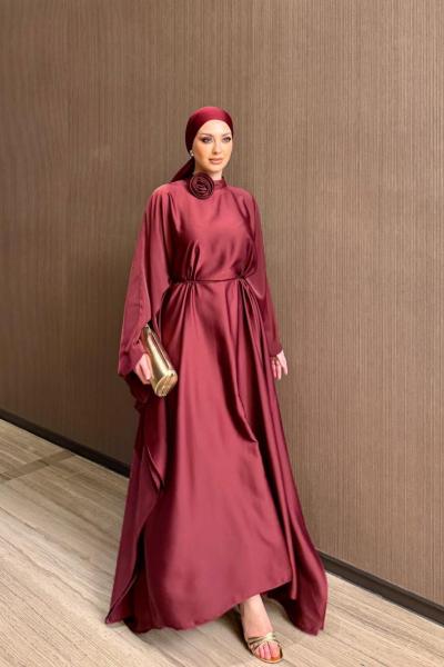 Belur Elbise Bordo  Bordo
