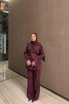 Benan Pantolon Takım Bordo  BORDO