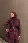 Benan Pantolon Takım Bordo  BORDO