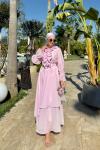 Bensu Elbise Pembe Pembe