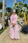 Bensu Elbise Pembe Pembe