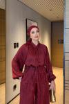 Bensu Etekli Takım Bordo BORDO