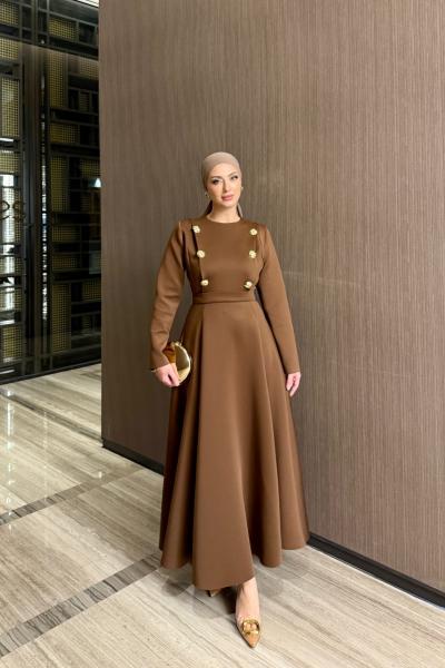 Beste Elbise Kahverengi Kahverengi