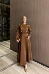 Beste Elbise Kahverengi Kahverengi