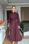 Betül Elbise Bordo BORDO